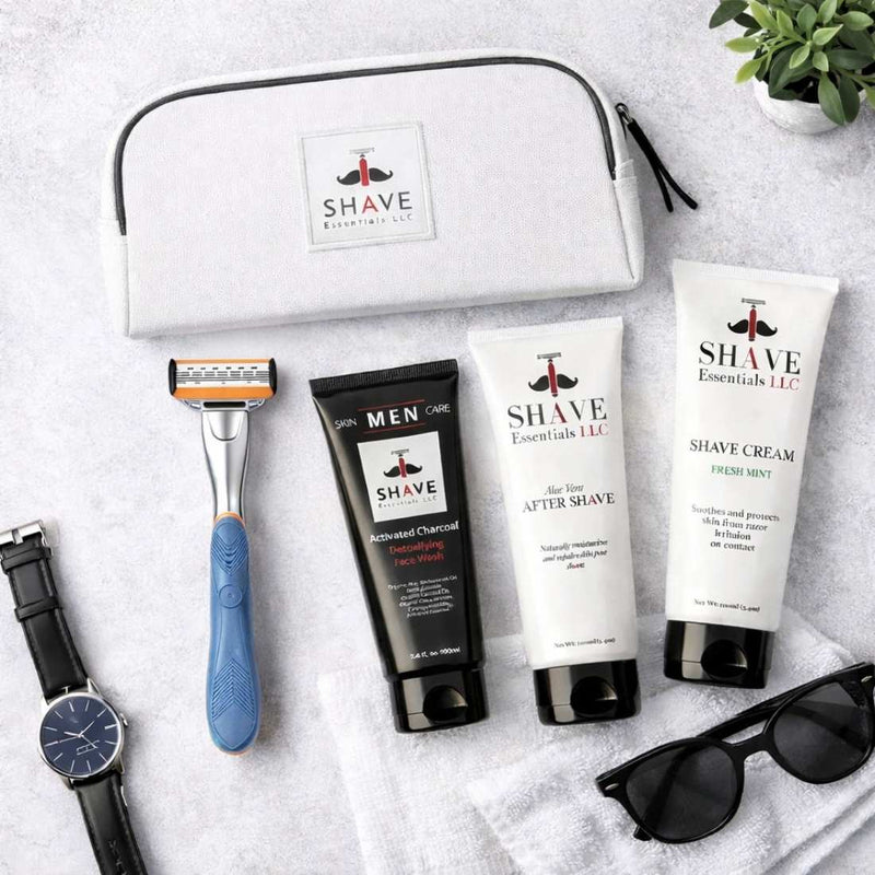 Shave Essentials Shave Travel Kit Bundles & Kits Lavender BLUE,PINK,BLACK