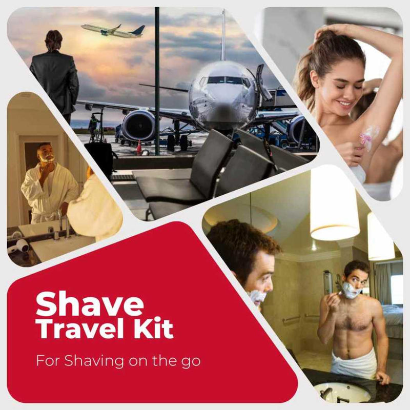 Shave Essentials Shave Travel Kit Bundles & Kits Firebrick BLUE,PINK,BLACK