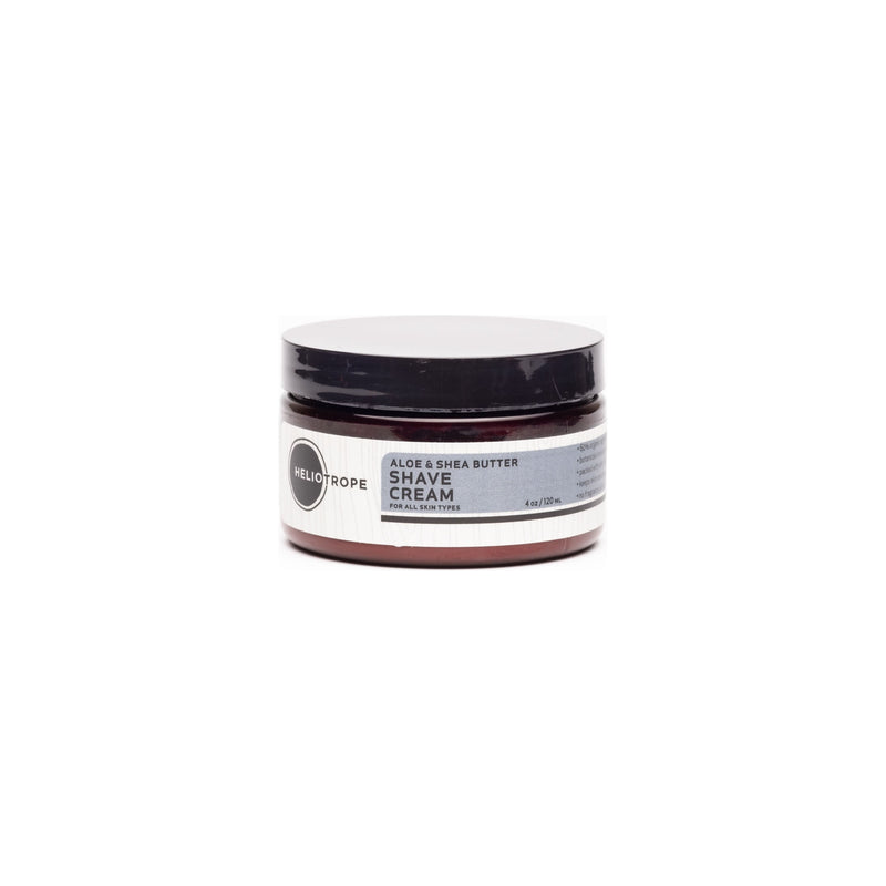 Heliotrope San Francisco Aloe & Shea Butter Shave Cream Shaving Black Fragrance Free,Other (specify in order notes)