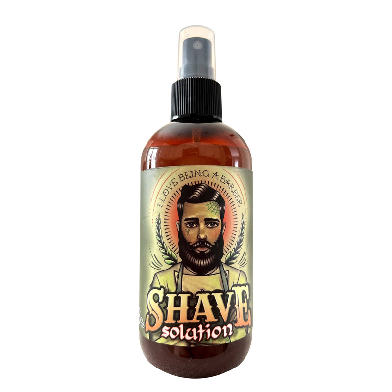 officialilovebeingabarber Shave Solution 8oz Tan 1 Bottle (buy more and save),3 Bottles (save $5 per bottle),6 Bottles (save $7 per bottle),12 Bottles (save $10 per bottle)