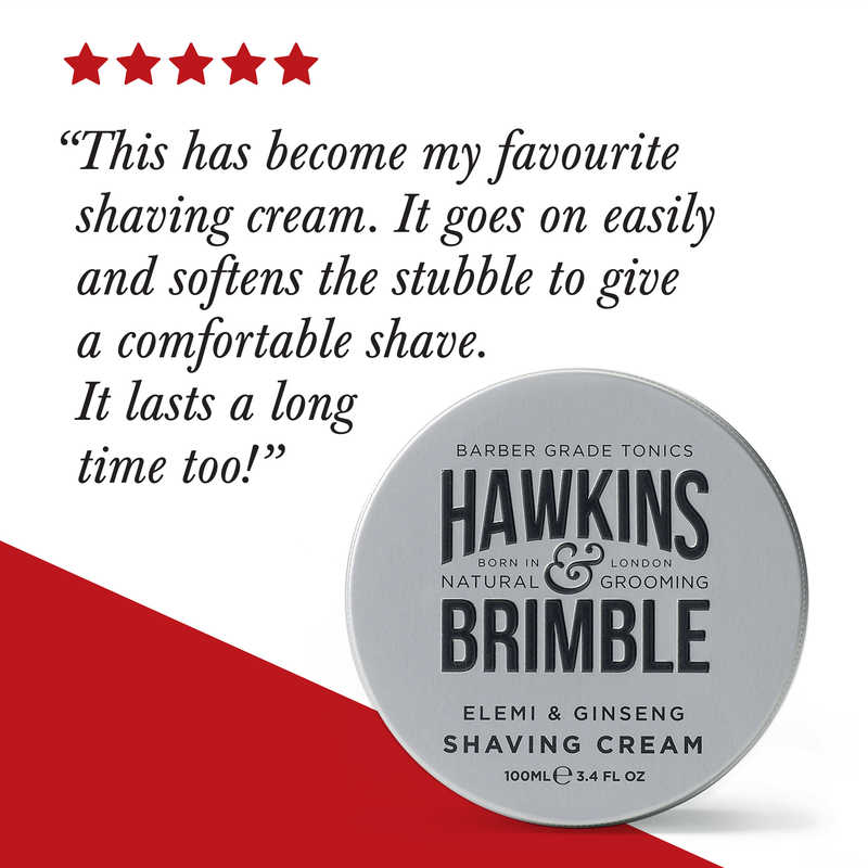 Hawkins & Brimble COM Shaving Cream 100ml / 3.4 fl oz Shaving Cream Gray