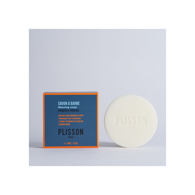 Plisson Plisson Paris Shaving Soap Refill 3.5 Oz Shaving Soap Light Gray
