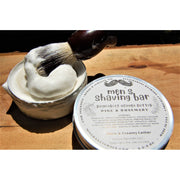 Mineranaturals Men's shaving Bar Pine & Rosemary Black