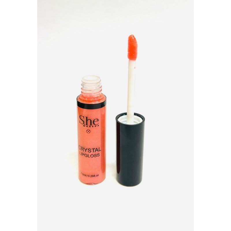 VIP Extensions S.HE Glittered Crystal Lip Gloss Lip Makeup White Smoke 01