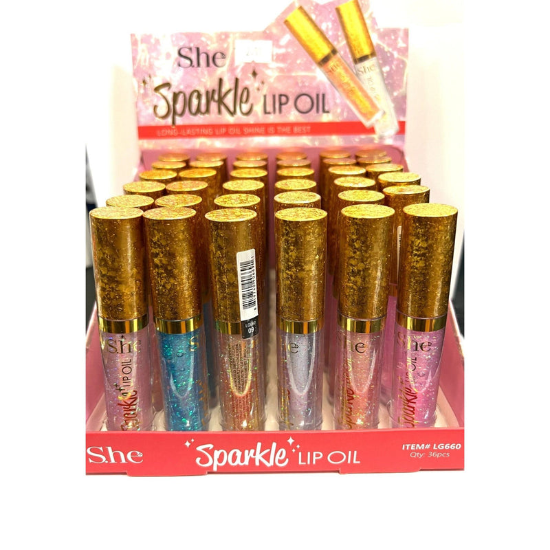 VIP Extensions S.HE Sparkle Lip Oil Beauty Supplies White Smoke 03,06,07,08,09,10,11,12