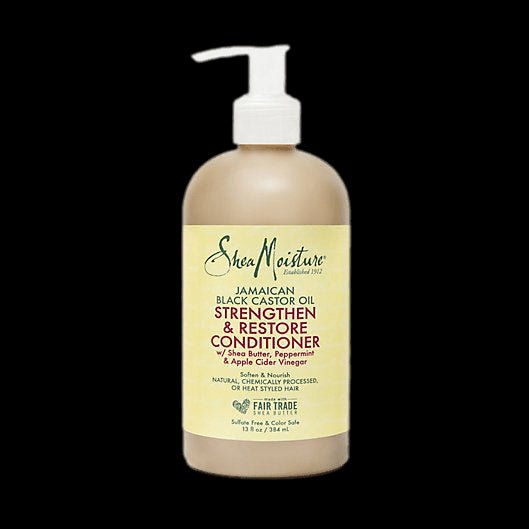 VIP Extensions SheaMoisture Jamaican Black Castor Oil Strengthen & Restore Conditioner 13 oz Conditioner Black