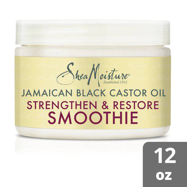VIP Extensions SheaMoisture Jamaican Black Castor Oil Strengthen & Restore Smoothie 11 oz Styling Cream White Smoke