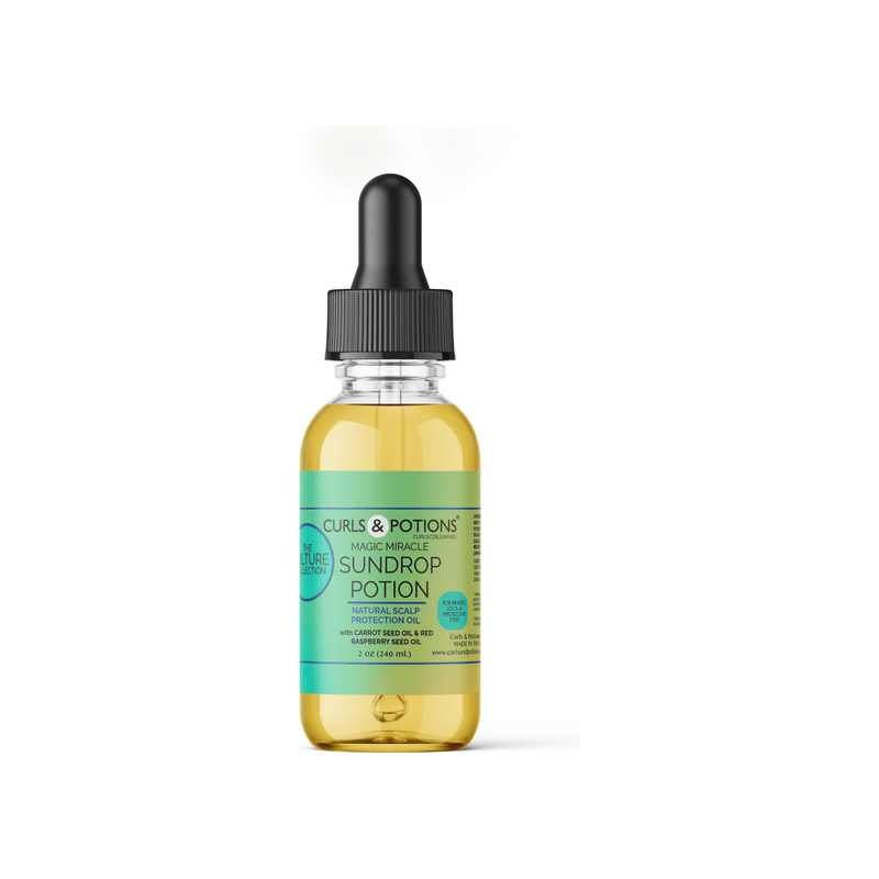 Curls & Potions Magic Miracle Sundrop Potion REFRESHER SPRAY Dark Sea Green