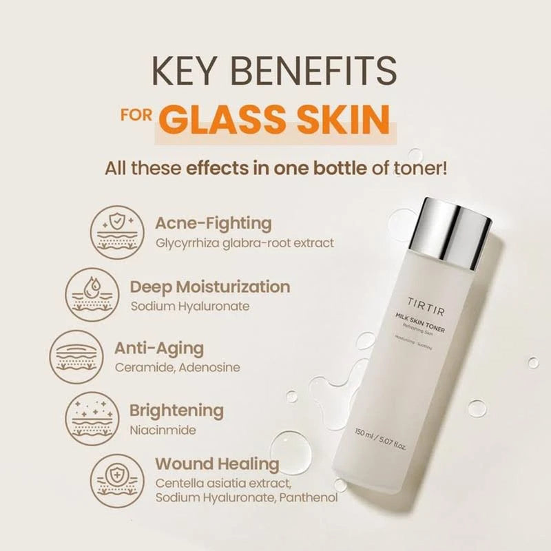 AsiaBeautyMall TirTir Milk Skin Toner Toner Lotion Lavender