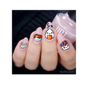 UberChic Beauty Sushi For Me Stamping Plate Rosy Brown