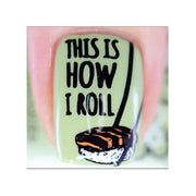 UberChic Beauty Sushi For Me Stamping Plate Gray