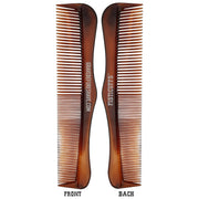 Grave Before Shave Grave Before Shave Acrylic Tortoise Shell Fine/Wide Tooth Comb (made by BASS) combs/brushes Saddle Brown