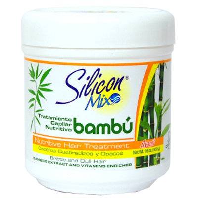 VIP Extensions Silicon Mix Bambu Nutritive Hair Treatment 16 oz Hair Mask White Smoke 16 OZ,60 oz,8oz