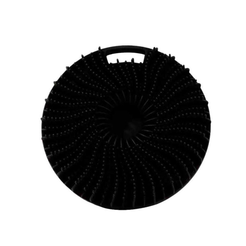 Shave Essentials Silicone Shower Scrub Shower Sponges, Brushes & Scrubs Black Black