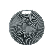 Shave Essentials Silicone Shower Scrub Shower Sponges, Brushes & Scrubs White Smoke Gray