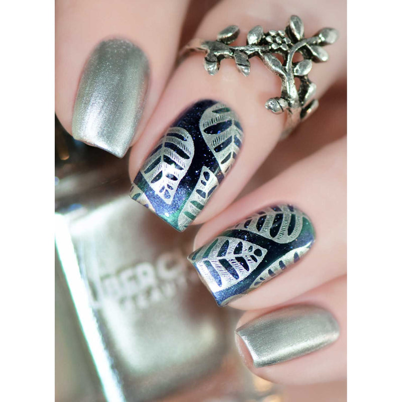 UberChic Beauty Silver Palace - Stamping Polish Stamping Polish Dark Gray