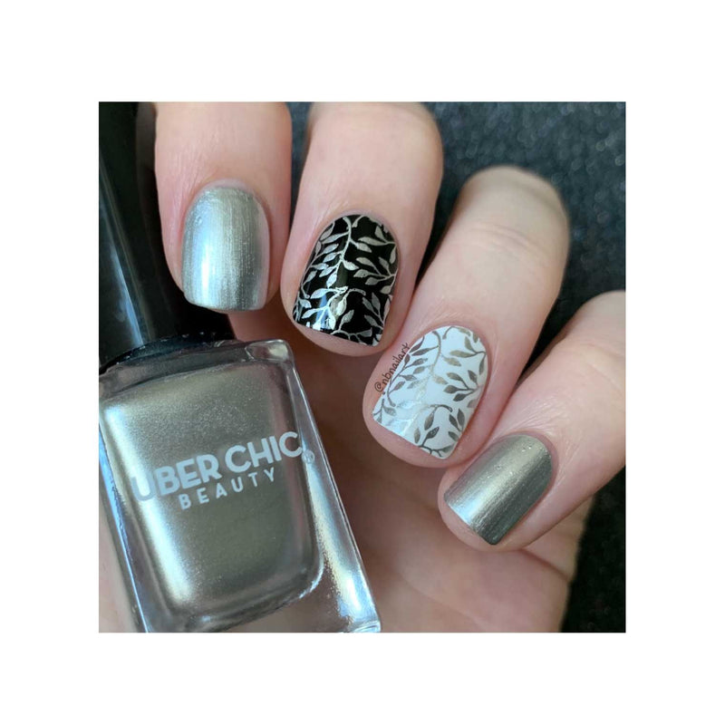 UberChic Beauty Silver Palace - Stamping Polish Stamping Polish Dim Gray