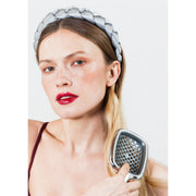 KOH-I-NOOR Beauty USA Janeke Superbrush with Soft Tips – Honeycomb Detangling Brush (Chrome & Gold) Hair Brush Lavender Chrome,Gold