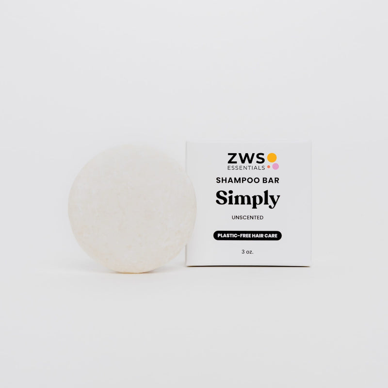 ZeroWasteStore.com Shampoo Bar Shampoo Light Gray Simply Unscented