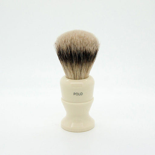 Simpsons Simpson Polo 10 Best Badger Shaving Brush Shaving Brush White Smoke