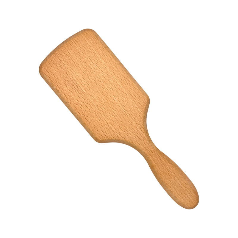 Dural Dural Beech Wood wild boar bristles paddle brush Paddle Brush Sandy Brown