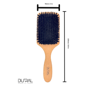 Dural Dural Beech Wood wild boar bristles paddle brush Paddle Brush Black