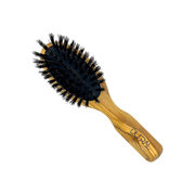 Dural Dural Olive Wood rubber cushion hair brush with boar bristles Hair Brush Black