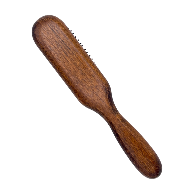 Dural Dural Beech wood rubber cushion hair brush with steel pins and ball tips Hair Brush Sienna