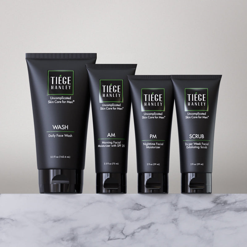 Tiege Hanley The Essential Skin Care Routine for Men System Gray 30 Day Supply