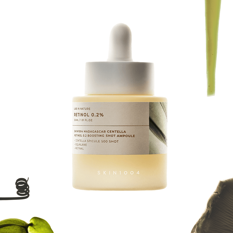 AsiaBeautyMall SKIN1004 Madagascar Centella Retinol 0.2 Boosting Shot Ampoule Serum White Smoke
