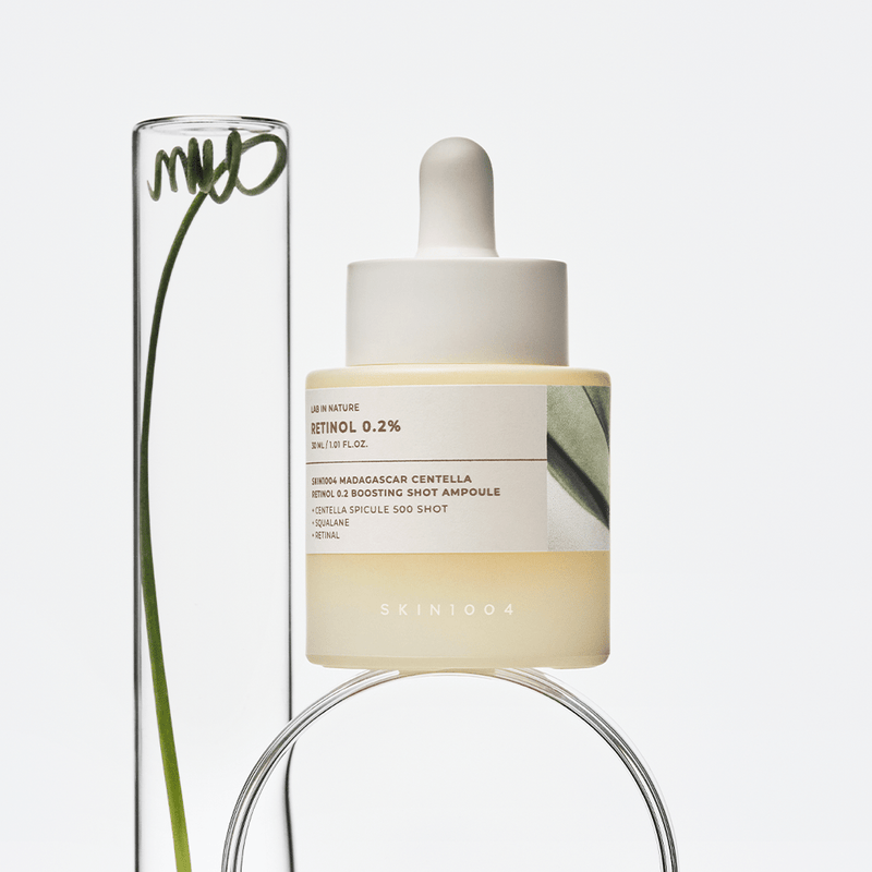 AsiaBeautyMall SKIN1004 Madagascar Centella Retinol 0.2 Boosting Shot Ampoule Serum White Smoke