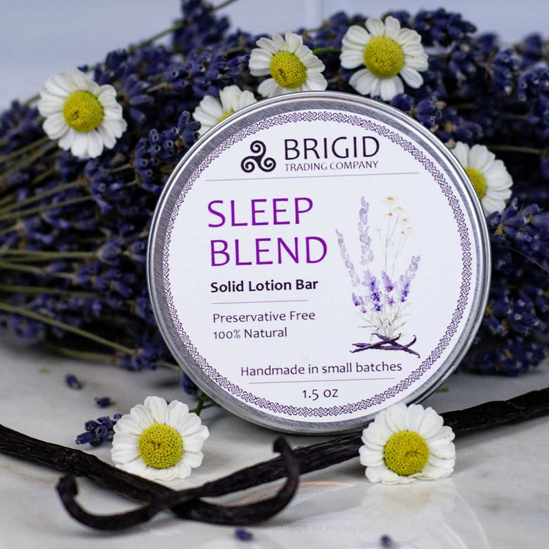 Brigid Trading Company Solid Natural Lotion Bars - Shea Butter - 96-100% Natural Lotion Bars Lavender Sleep Blend,Original (Fragrance Free),Forest Blend,The Florist,Lavender,Lughnasadh,Beltane,Ostara