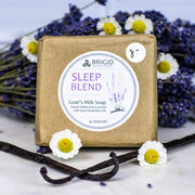 Brigid Trading Company Natural Goat Milk Soap Natural Soap Light Gray Sleep Blend - Lavender, Chamomile & Vanilla (Goat Milk),Sleep Blend (Shea Butter - Vegan)