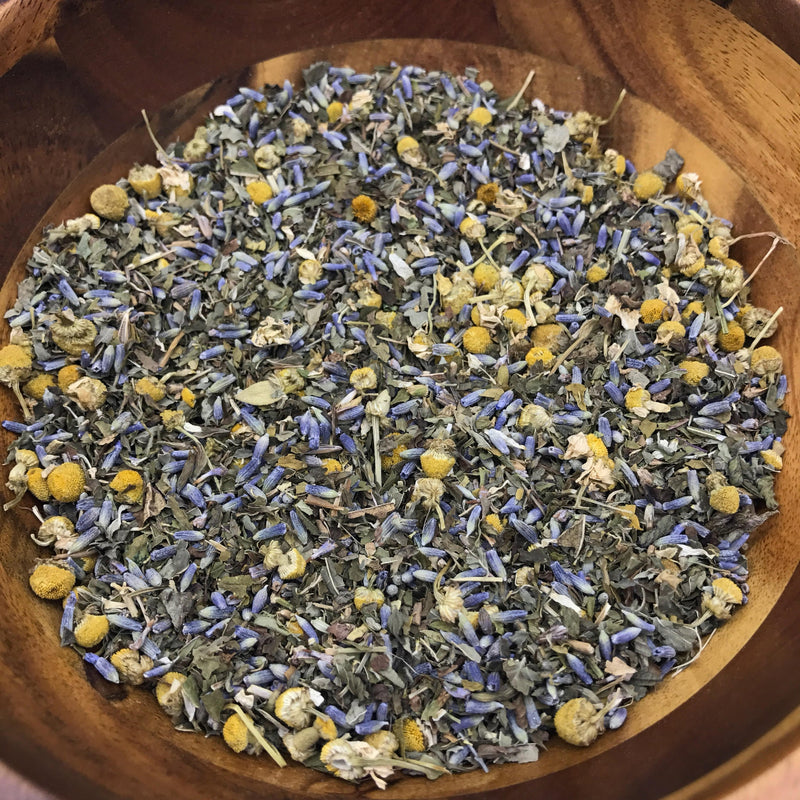 Rooted Earth Farm + Apothecary Dreamy Sleep Herbal Tea Tin Herbal Teas Dim Gray