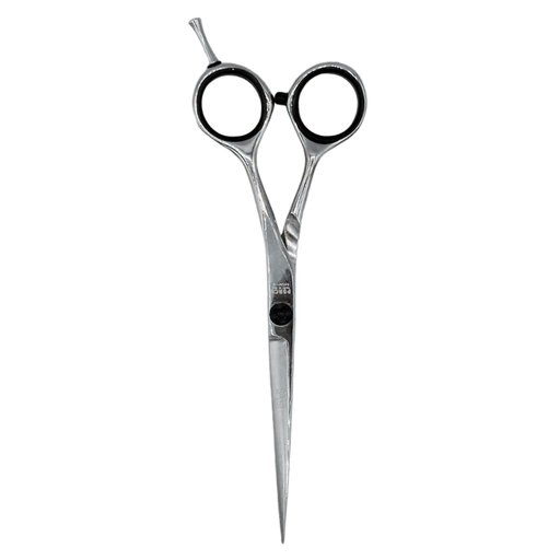 Vip Barber Supply Percu Barber Slim Cut Line Hair Shear Assorted Sizes Cutting Shear White Smoke 5.5'',6'',6.5''