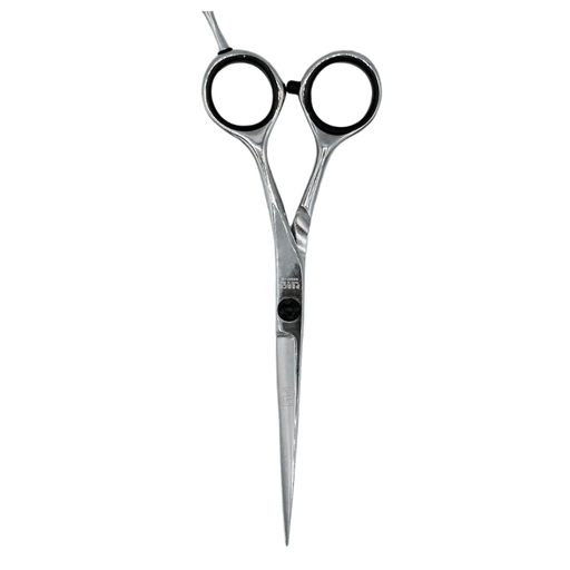 Vip Barber Supply Percu Barber Slim Cut Line Hair Shear Assorted Sizes Cutting Shear White Smoke 5.5'',6'',6.5''