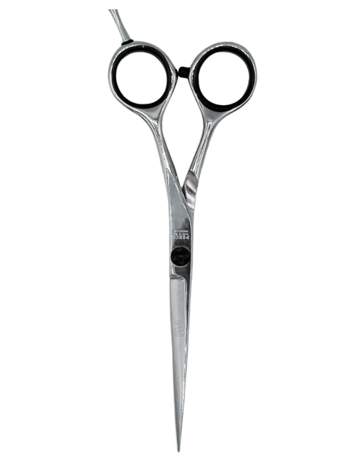 Vip Barber Supply Percu Barber Slim Cut Line Hair Shear Assorted Sizes Cutting Shear White Smoke 5.5'',6'',6.5''
