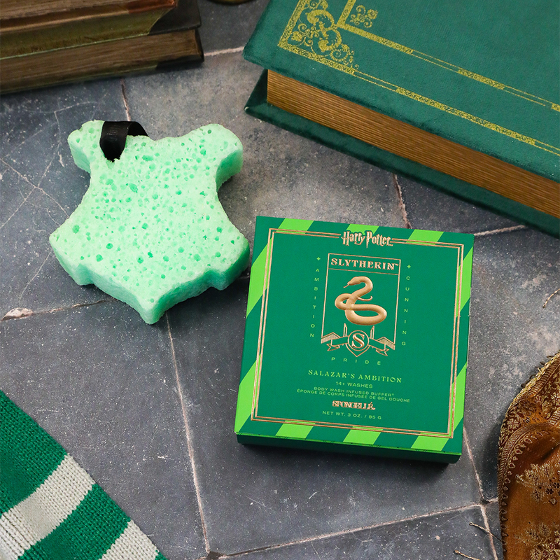 Spongellé Slytherin™ Salazar's Ambition Buffer | Harry Potter™ Collection Body Wash Infused Buffer Dim Gray