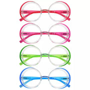 eyekeeper.com Small Frame Round Glasses 4 Pack for Round Face R2005C Eyeglasses White Smoke 4 Pairs Mix / without magnification,4 Pairs Mix / +0.25,4 Pairs Mix / +0.50,4 Pairs Mix / +0.75,4 Pairs Mix / +1.00,4 Pairs Mix / +1.25,4 Pairs Mix / +1.50,4 Pairs Mix / +1.75,4 Pairs Mix / +2.00,4 Pairs Mix / +2.25,4 Pairs Mix / +2.50,4 Pairs Mix / +2.75