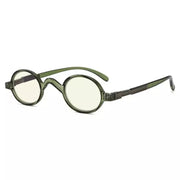 eyekeeper.com Small Frame Round Glasses Blue Light Filter UVR077X Eyeglasses White Smoke Green / without magnification,Green / +0.50,Green / +0.75,Green / +1.00,Green / +1.25,Green / +1.50,Green / +1.75,Green / +2.00,Green / +2.25,Green / +2.50,Green / +3.00,Green / +3.50,Green / +4.00