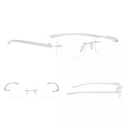 eyekeeper.com Frameless Stylish Reading Glasses Small Lenes R14001-A Eyeglasses White Smoke Blue / +0.50,Blue / +0.75,Blue / +1.00,Blue / +1.25,Blue / +1.50,Blue / +1.75,Blue / +2.00,Blue / +2.25,Blue / +2.50,Blue / +2.75,Blue / +3.00,Blue / +3.50,Blue / +4.00,Brown / +0.50,Brown / +0.75,Brown / +1.00,Brown / +1.25,Brown / +1.50,Brown / +1.75,Br