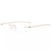 eyekeeper.com Small Lenes Rectangle Reading Glasses Rimless Readers R14001 Eyeglasses White Smoke Yellow / +0.50,Yellow / +0.75,Yellow / +1.00,Yellow / +1.25,Yellow / +1.50,Yellow / +1.75,Yellow / +2.00,Yellow / +2.25,Yellow / +2.50,Yellow / +2.75,Yellow / +3.00,Yellow / +3.50,Yellow / +4.00