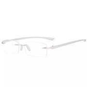 eyekeeper.com Frameless Stylish Reading Glasses Small Lenes R14001-A Eyeglasses White Smoke Silver / +0.50,Silver / +0.75,Silver / +1.00,Silver / +1.25,Silver / +1.50,Silver / +1.75,Silver / +2.00,Silver / +2.25,Silver / +2.50,Silver / +2.75,Silver / +3.00,Silver / +3.50,Silver / +4.00