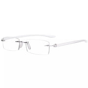 eyekeeper.com Frameless Stylish Reading Glasses Small Lenes R14001-A Eyeglasses White Smoke Clear / +0.50,Clear / +0.75,Clear / +1.00,Clear / +1.25,Clear / +1.50,Clear / +1.75,Clear / +2.00,Clear / +2.25,Clear / +2.50,Clear / +2.75,Clear / +3.00,Clear / +3.50,Clear / +4.00