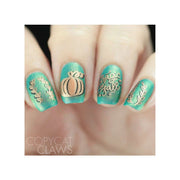 UberChic Beauty Hello Fall & Pumpkin Spice Stamping Plate Tan