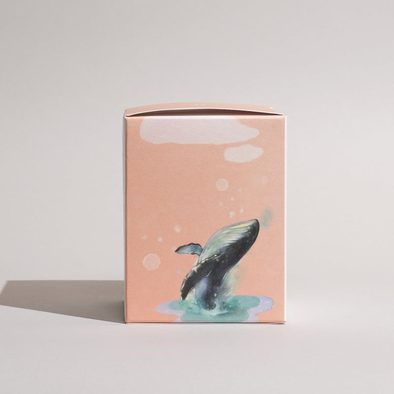 Shore Soap Co. Smooth Sailing Candle Tumbler Candles Light Gray 9 ounce,2 ounce