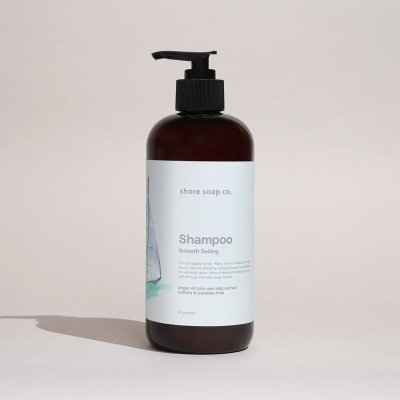 Shore Soap Co. Smooth Sailing Shampoo (Amber) Hair Light Gray