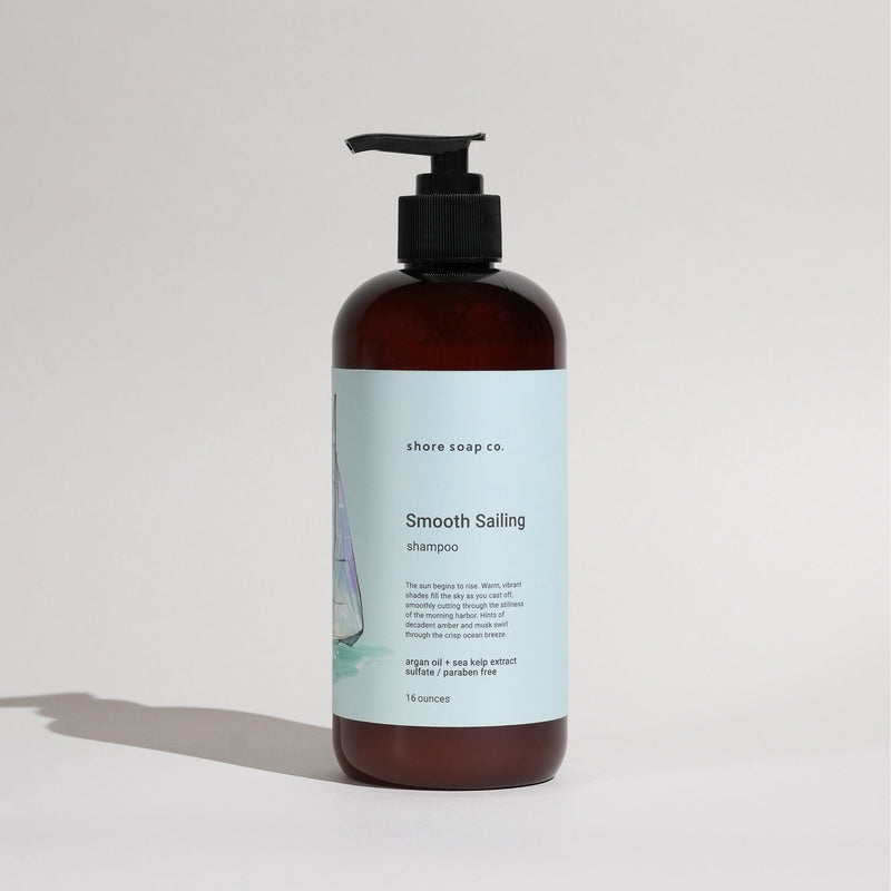 Shore Soap Co. Smooth Sailing Shampoo (Amber) Hair Light Gray