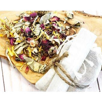 Butter Me Up Organics Organic Smudge Set / Energy Cleansing / Ritual / Altar / Purification / Sage Metaphysical Antique White