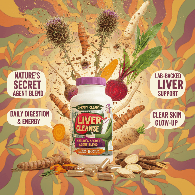 Hippie Farms Premium Liver Cleanse & Reset - Liver Detox, Bile Stimulation, Enzyme Support (AST/ALT) Vitamins & Supplements Dark Khaki
